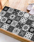 12 Pcs Tile Stickers Self Adhesive Black & White