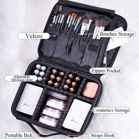 Travel Cosmetics Bag Organizer Suitcase