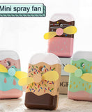 Mini USB Spray Fan Rechargeable