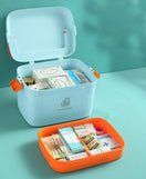 First Aid Medicine Storage Box Double Layer