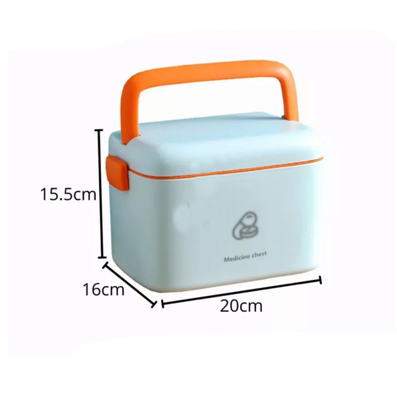 First Aid Medicine Storage Box Double Layer