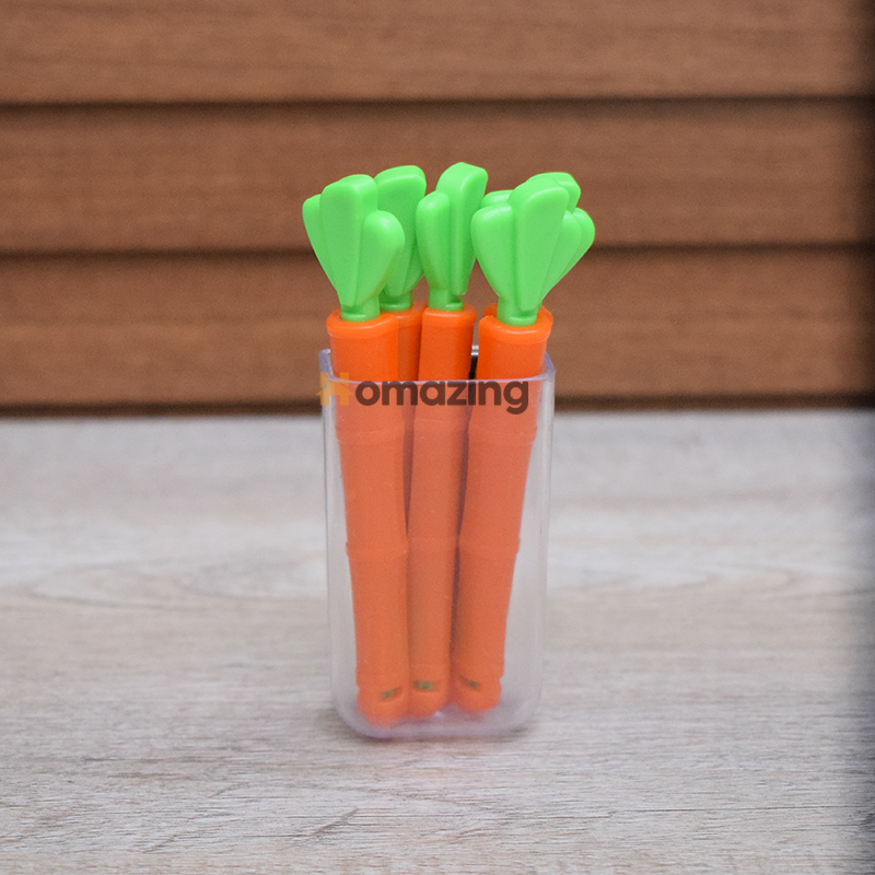 5PCS Food Sealing Clip Carrot Shape