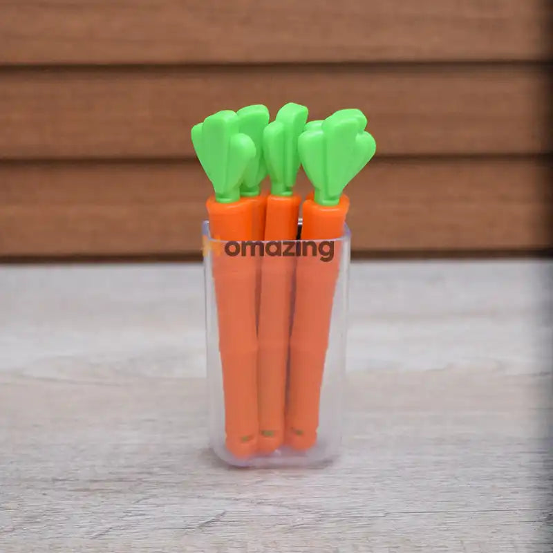 5PCS Food Sealing Clip Carrot Shape