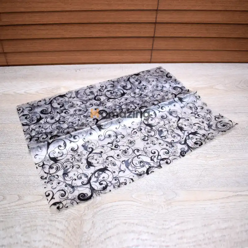 Window Glass Wallpaper Sticker Florals Fancy Pattern