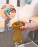 Handle Steel Scrubber Pad