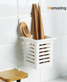 Kitchen Utensil Storage Holder Wall Mounted