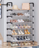 6 Layer Steel Shoe Rack Organizer