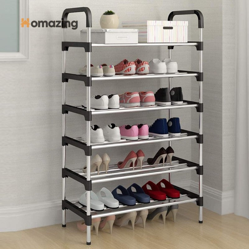 6 Layer Steel Shoe Rack Organizer