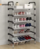 6 Layer Steel Shoe Rack Organizer