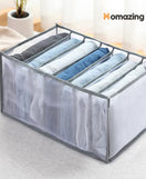 7 Compartments Pants Shirts Storage Clothes Box