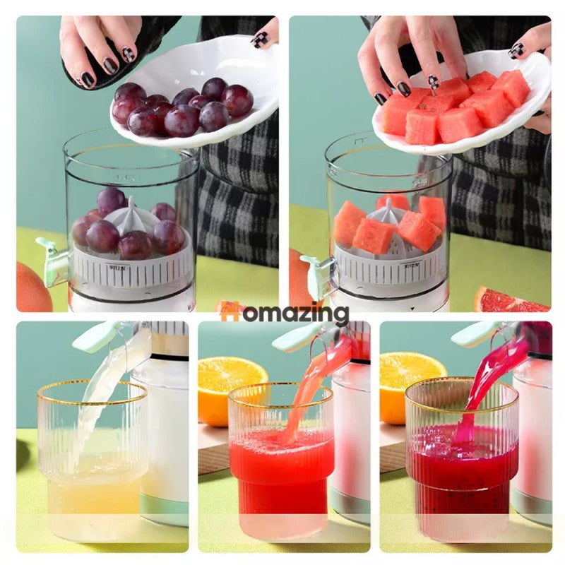 Citrus Juice Squeezer Rechargeable Portable Juicer