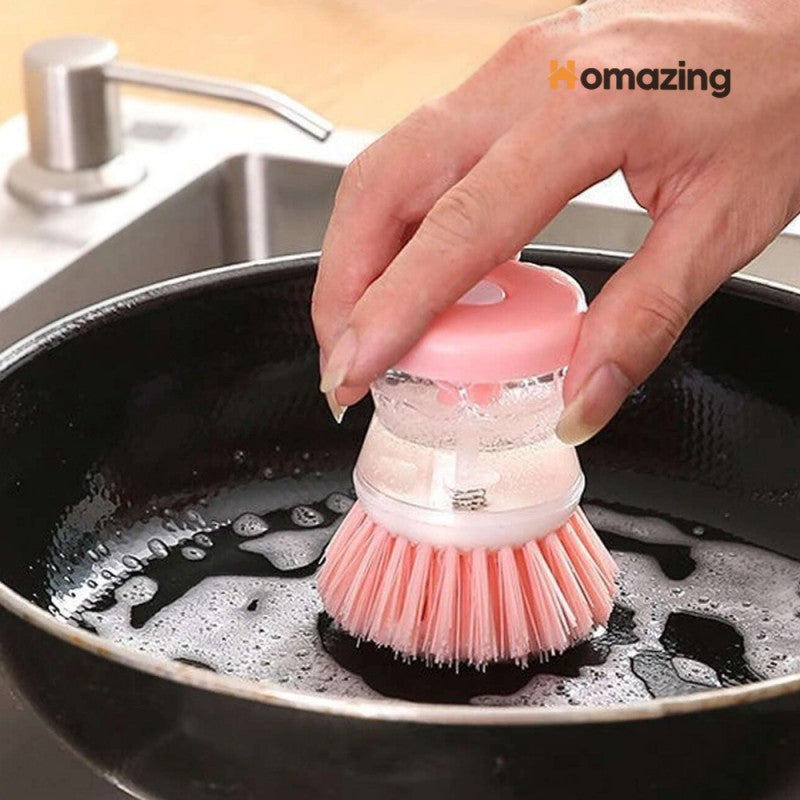 Liquid Soap Dishwasher Brush