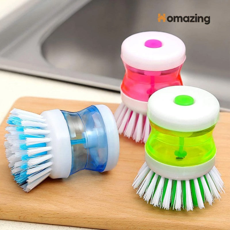 Liquid Soap Dishwasher Brush