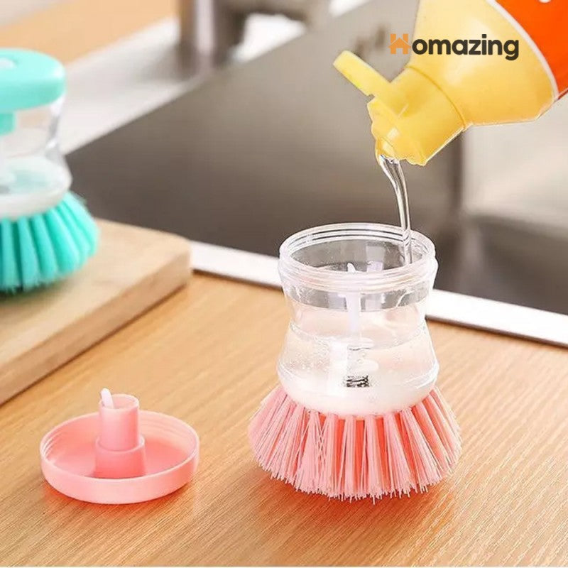 Liquid Soap Dishwasher Brush