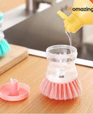 Liquid Soap Dishwasher Brush