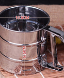Flour Filter Stainless Steel - With handle & Smooth Filter