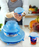 6 Pcs Silicone Covers Lid - Airtight Bowl Cover Lid