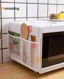 Microwave Dust Safe Cover With Pockets