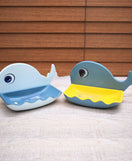 Little Whale Shapes Soap Dish Wall Mounted