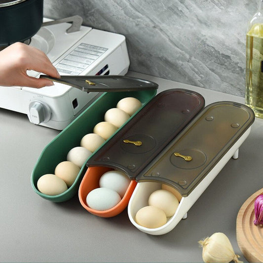 Refrigerator Rolling Egg Storage Box