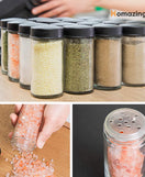 Rotating Spice Rack With 18Pcs Jar