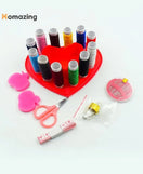 Sewing Kits Box Heart Shaped