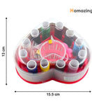 Sewing Kits Box Heart Shaped