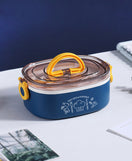 2 Compartment Lunch Box Stainless Steel