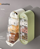 5 Grid Seasoning Storage Rack