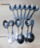 6 Pcs Rice Spoons Stainless Steel