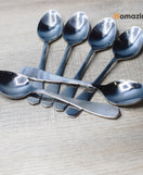 6 Pcs Rice Spoons Stainless Steel