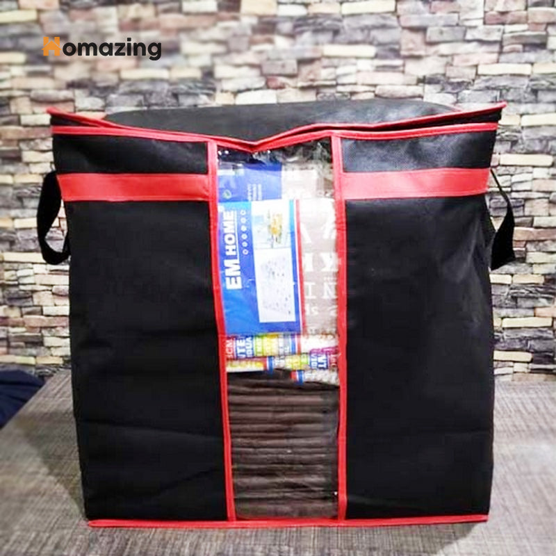 Blanket Cloth Bag Black Pack Of 4