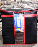 Blanket Cloth Bag Black Pack Of 4