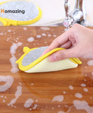 Double Side Dishwashing Sponge Pack Of 3