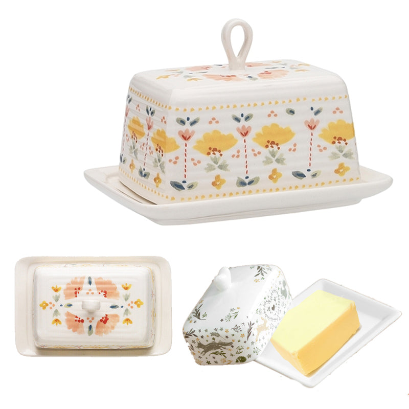 Clementine Butter Dish And Tray