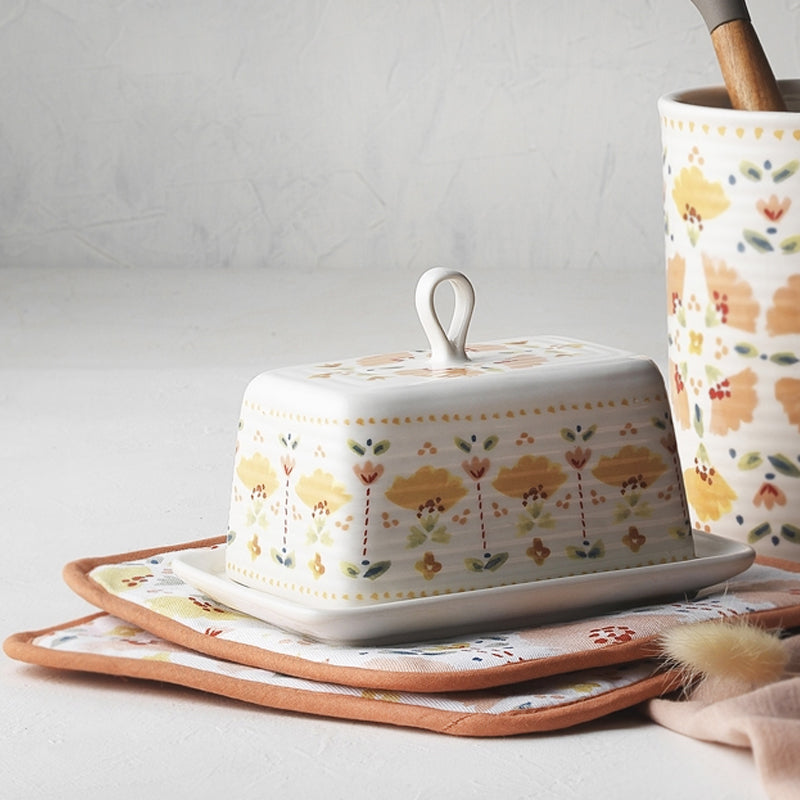 Clementine Butter Dish And Tray