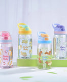 Cute Portable Water Bottle With Straw