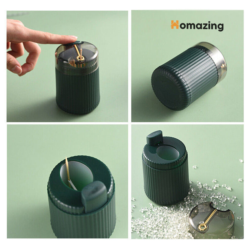 Toothpick Holder Push To Pop Up