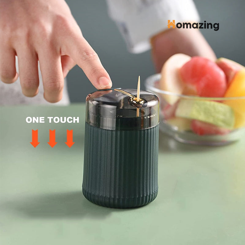 Toothpick Holder Push To Pop Up