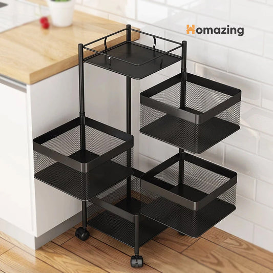 Premium Square Metal Trolley