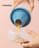 Grain Cereal Storage Jar With Cup