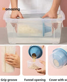 Grain Cereal Storage Jar With Cup