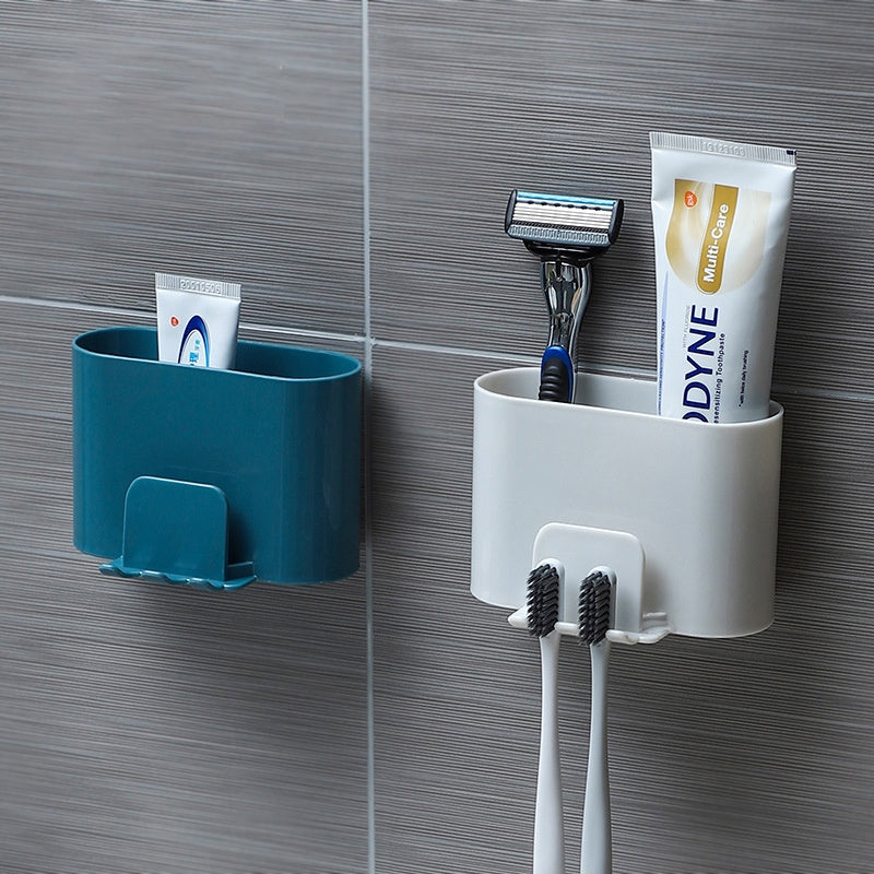 Toothpaste & Brush Holder Wall Mounted