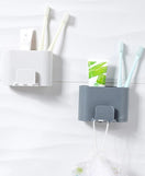 Toothpaste & Brush Holder Wall Mounted