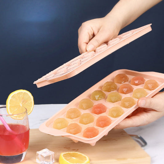 Silicone Diamond Ice Tray With Lid