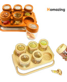 6 Pcs Masala Rack With Spoons