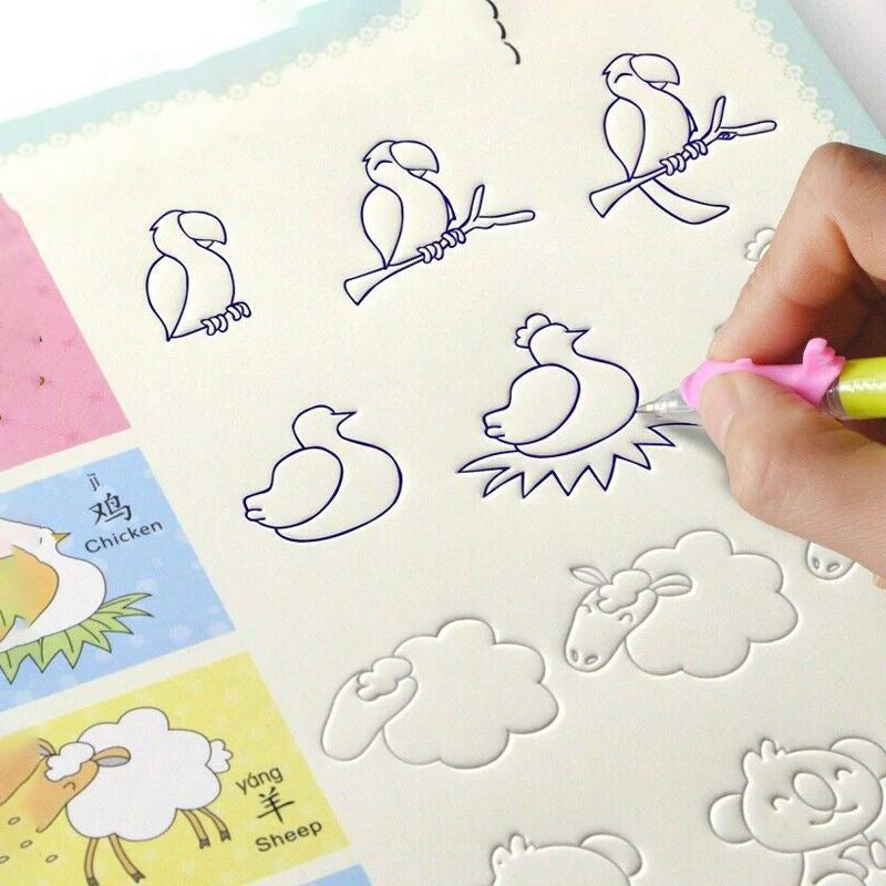 Magic Handwriting Practice Notebook For Kids