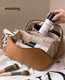 Portable Makeup Leather Bag