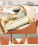 Portable Makeup Leather Bag