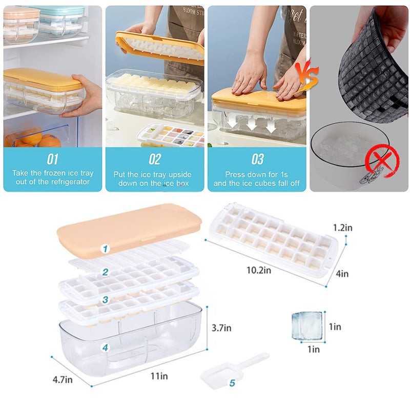 Silicone Press Type Ice Maker Box